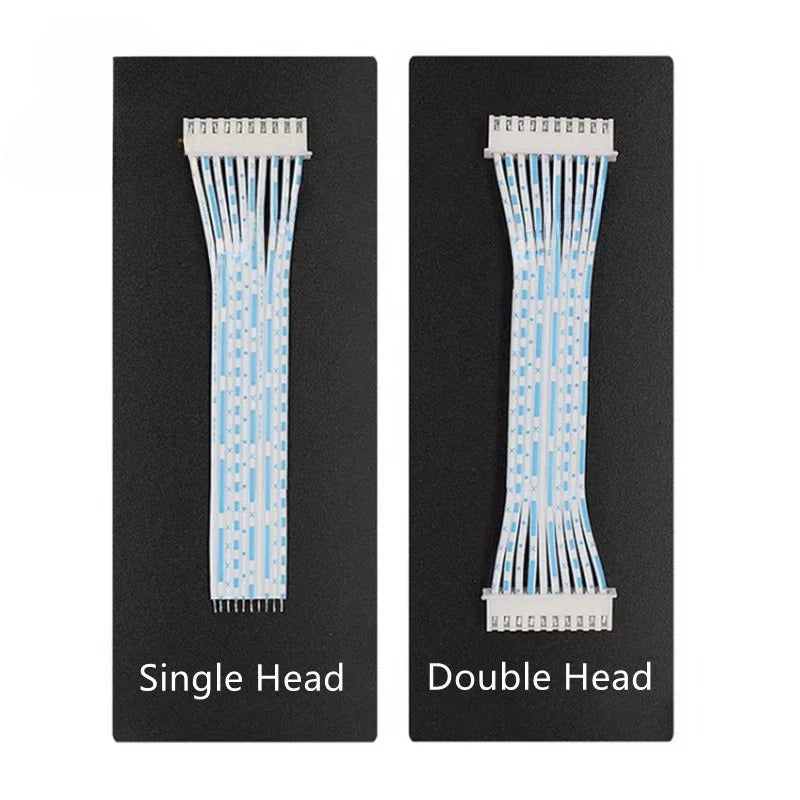 XH2.54mm Pitch blue White Wire Ribbon Cable Single/Double Head 2/3/4/5/6 Pin Line length 20cm Connector Cable XH2.54