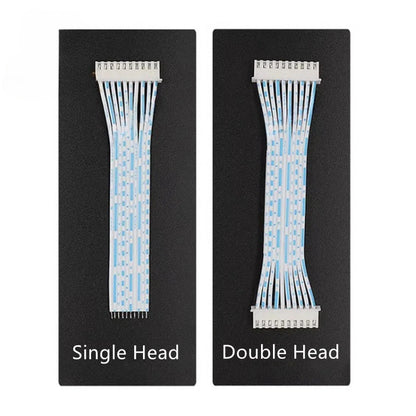 XH2.54mm Pitch blue White Wire Ribbon Cable Single/Double Head 2/3/4/5/6 Pin Line length 20cm Connector Cable XH2.54