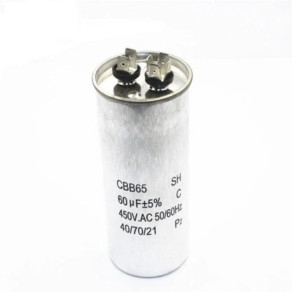 AC Motor Capacitor Air Conditioner Compressor Start Capacitor CBB65 450VAC 5UF 6UF 8UF 10UF 12UF 15UF 20UF 25UF 30UF 35UF 40UF 45UF