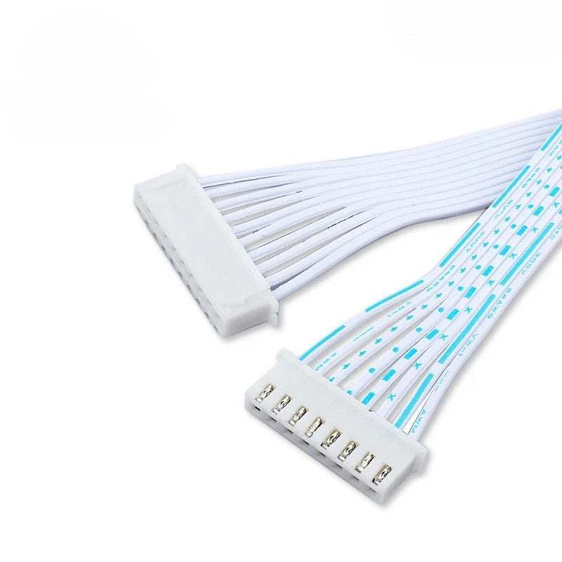 XH2.54mm Pitch blue White Wire Ribbon Cable Single/Double Head 2/3/4/5/6 Pin Line length 20cm Connector Cable XH2.54