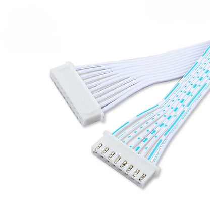 XH2.54mm Pitch blue White Wire Ribbon Cable Single/Double Head 2/3/4/5/6 Pin Line length 20cm Connector Cable XH2.54