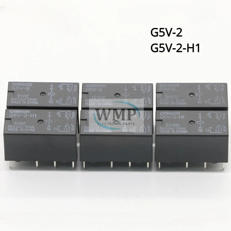 Original Relay G5V-2-5VDC G5V-2-12VDC G5V-2-24VDC G5V-2-H1-12VDC G5V-2-H1-24VDC New