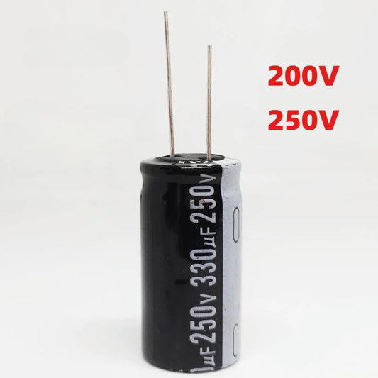 New Original Capacitor 200V 330UF/250V 330UF Electrolytic capacitor 18x31/18x35/18x30mm