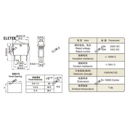 10Pcs RH115 120 125 130 135 140 145 150 Degree Thermal Fuse RH Temperature Fuse 2A 250V Fan Motor Thermal Fuse