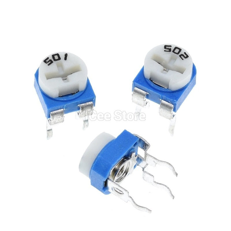 20Pcs RM065 Trimpot Trimmer Potentiometer 100 200 500 1K 2K 5K 10K 20K 50K 100K 200K 500K 1M Ohm Variable Resistor