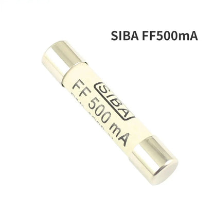 5Pcs Original Ceramic Fuse Tube SIBA FF500mA 1000V 500mA 0.5A 6x32mm New