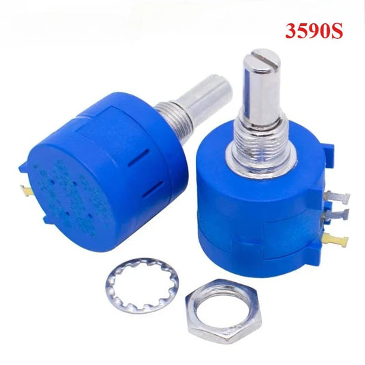 3590S Multiturn Potentiometer 500 1K 2K 5K 10K 20K 50K 100K Ohm Potentiometer Adjustable Resistor 3590 102 202 502 103