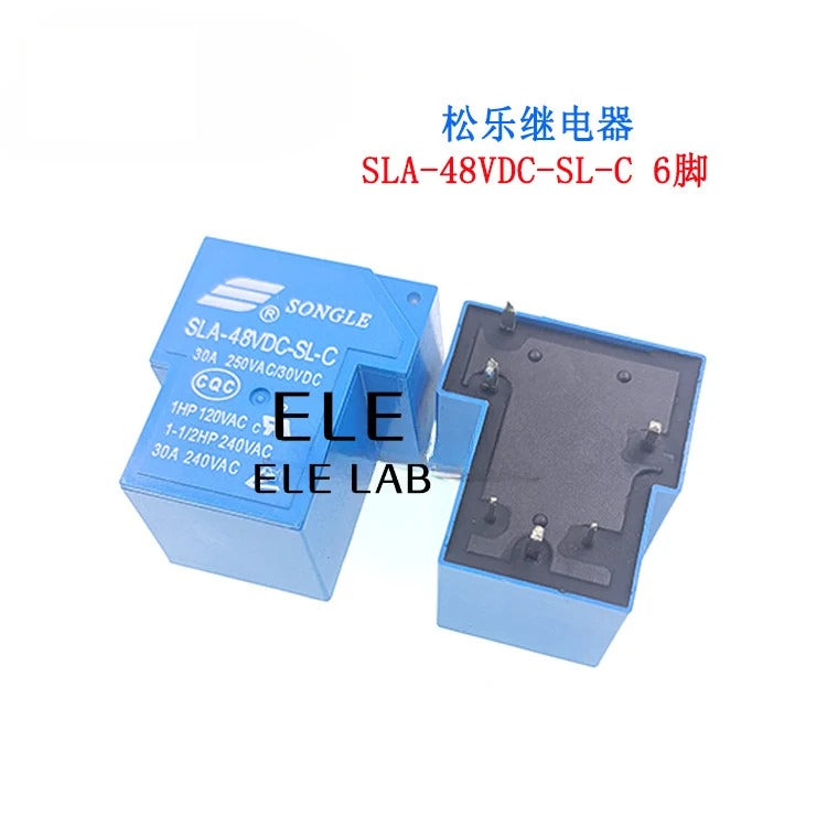 ‌SLA Relay 05VDC 09VDC 12VDC 24VDC 48VDC 30A Power Relay with 4Pin 5Pin 6Pin for High-Current Switching