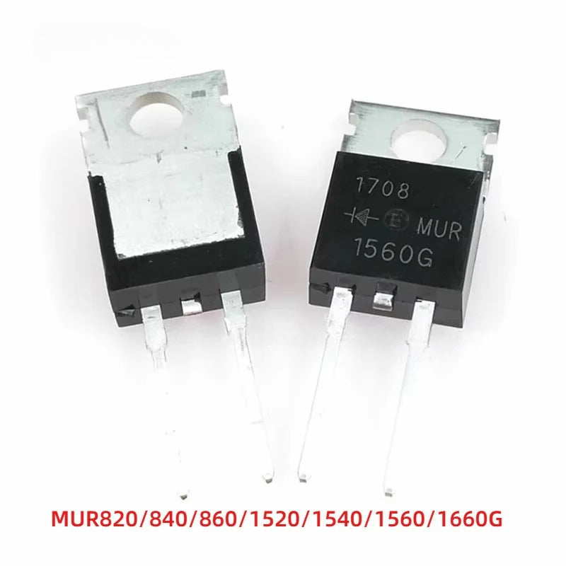 New Original TO-220 Fast Recovery Rectifier Diode MUR Series Multi-Model MUR820G/840G/860G/1520G/1540G/1560G/1660G