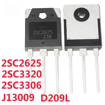 Original 2SC3320 2SC2625 2SC3306 D209L J13009 C3320 C2625 C3306 High-Power Switching Transistors TO-3P Transistors for Inverters
