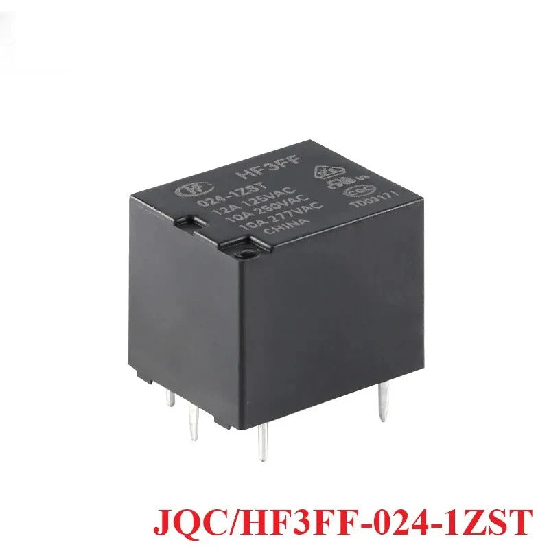 5Pcs Original Power Relay HF3FF 4Pin 5Pin 5V 12V 24V
