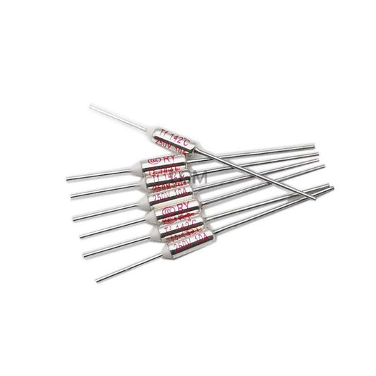 5Pcs TF Thermal Fuse RY 10A 15A 250V Metal Thermal Fuse Temperature Control Thermostat Switch  65C 73C75C 85C 100C 110C 120C 130C 152C 165C 172C 185C 192C 200C 216C 240C