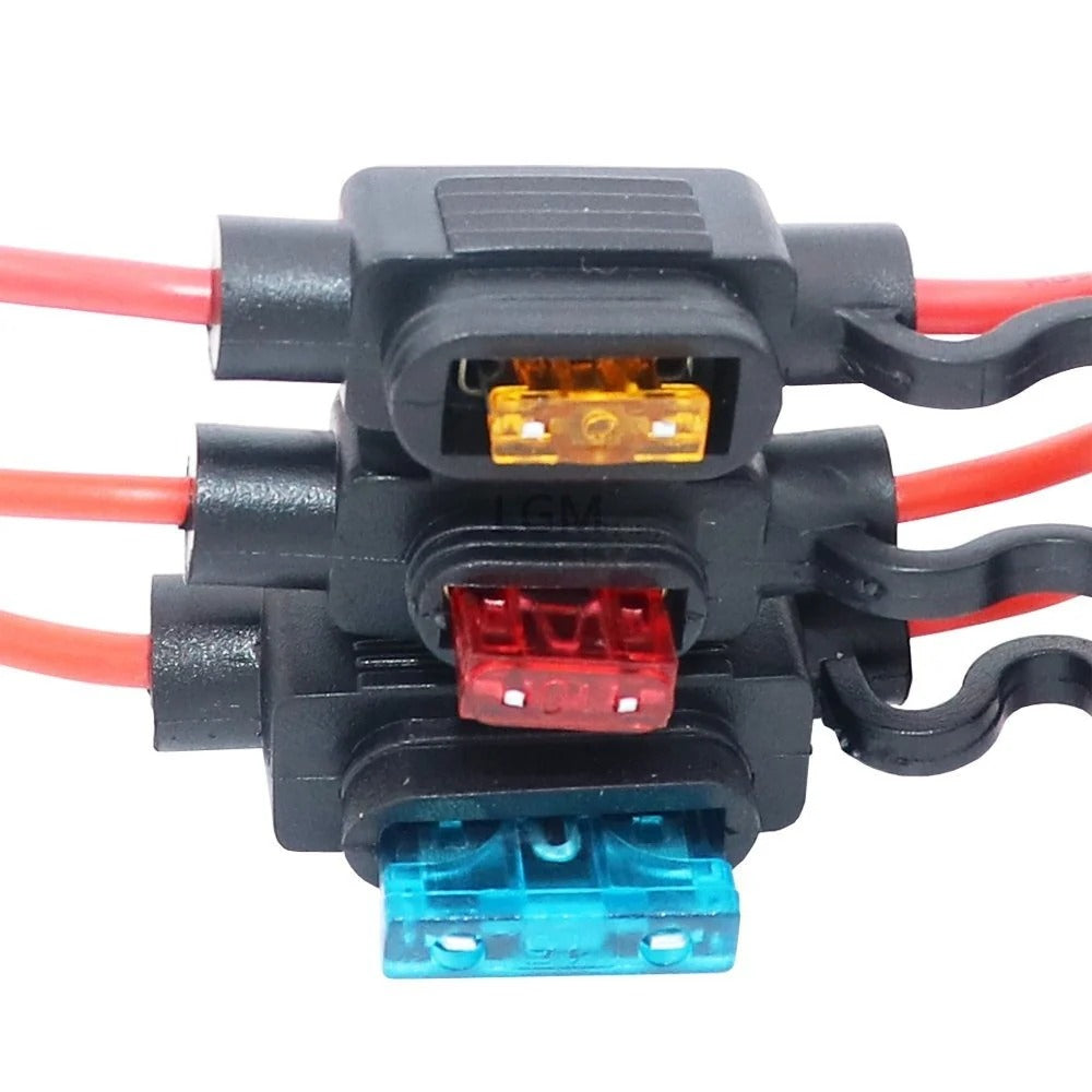 1Set Mini/Small/Medium  Car Waterproof Fuse Holder ATO ATC ATM APM Box 2A 3A 5A 7.5A 10A 15A 20A 25A 30A 40A