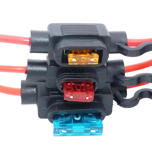1Set Mini/Small/Medium  Car Waterproof Fuse Holder ATO ATC ATM APM Box 2A 3A 5A 7.5A 10A 15A 20A 25A 30A 40A