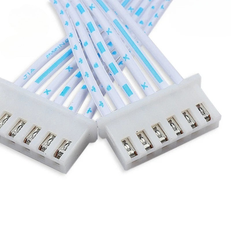 XH2.54mm Pitch blue White Wire Ribbon Cable Single/Double Head 2/3/4/5/6 Pin Line length 20cm Connector Cable XH2.54