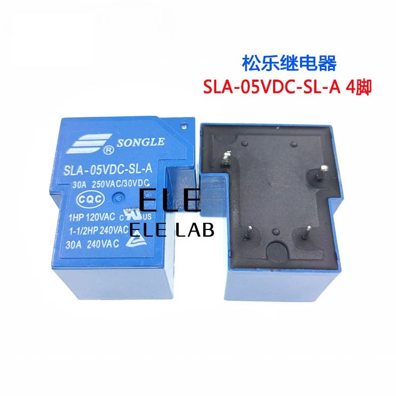 ‌SLA Relay 05VDC 09VDC 12VDC 24VDC 48VDC 30A Power Relay with 4Pin 5Pin 6Pin for High-Current Switching