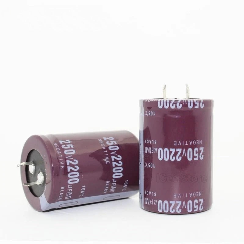 New Original Capacitor 200V2200UF 250V2200UF 35X50 35X60 200V 250V 2200UF Aluminum Electrolytic Capacitor