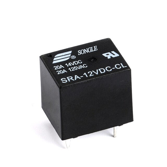 5Pcs Relays SRA-05VDC-CL 5V 12V 24V 20A 125VAC 5Pin T74 DC Power Relay