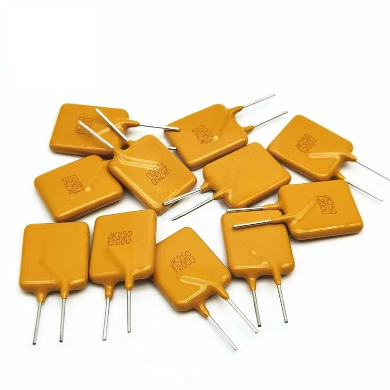 10Pcs PTC Self Restore fuse 250V JK250 0.4A 0.5A 0.6A 0.8A 1A 1.2A 1.5A 2A Plug-in Self Recovery Type fuse 250V