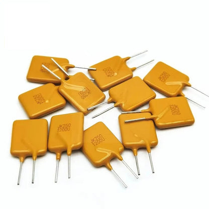10Pcs PTC Self Restore fuse 250V JK250 0.4A 0.5A 0.6A 0.8A 1A 1.2A 1.5A 2A Plug-in Self Recovery Type fuse 250V