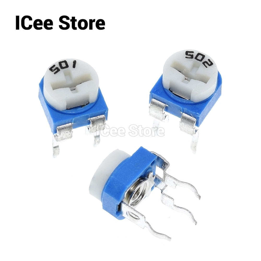 20Pcs RM065 Trimpot Trimmer Potentiometer 100 200 500 1K 2K 5K 10K 20K 50K 100K 200K 500K 1M Ohm Variable Resistor