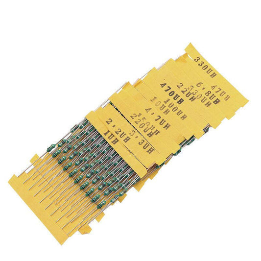 140Pcs 0307 1/4W Color Ring Inductor Set Assorted Kit 1uH -470uH 14values