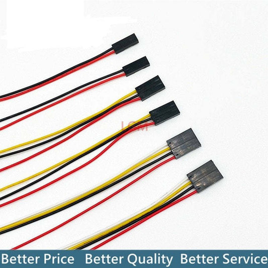 10Pcs 2.54MM 2.54 Wire Dupont Line Female To Female 1P2 3 4 5 6 7 8 9 10 12 Pin Dupont Cable Connector JUMPER CABLE WIRE FOR PCB