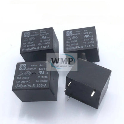 Original Relay MPA-S-112 -124 -105-A 4Pin 12V 24V 5V for Cooker