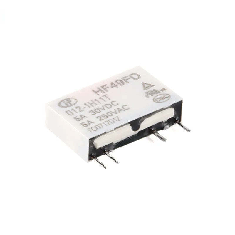 Power Relay HF49FD HF49FD-005-1H11T HF49FD-012-1H11T HF49FD-024-1H11T DC 5V 12V 24V 5A 4Pin Relais Feet Distance 5.08mm