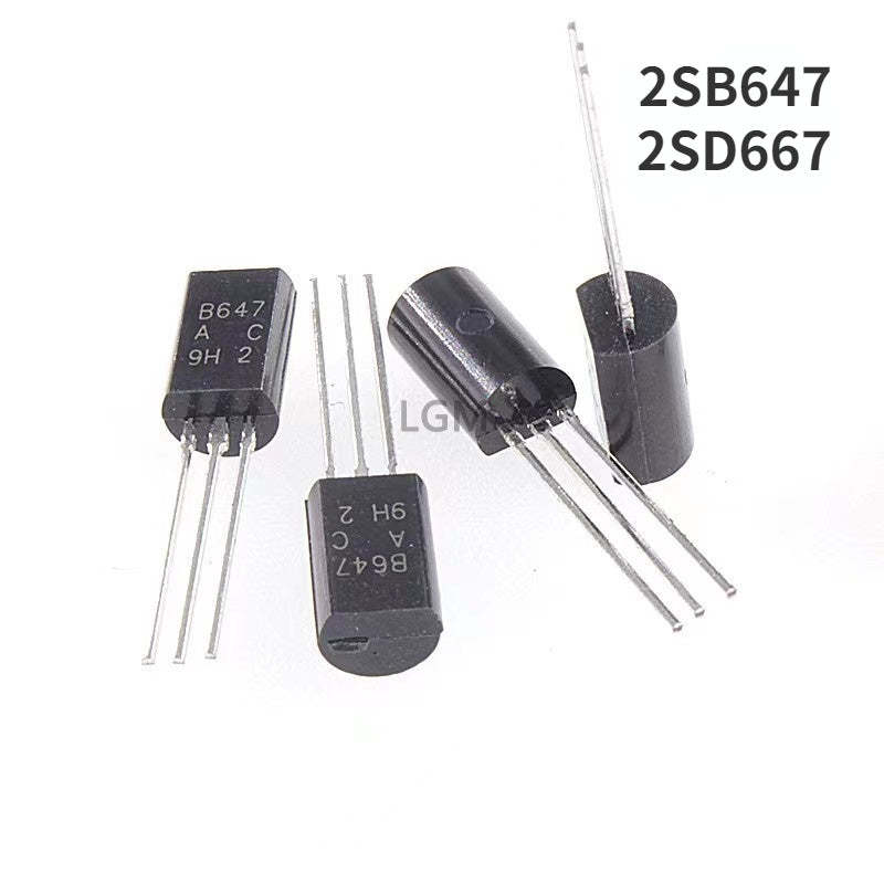 Original 2SB647 2SD667 TO-92L B647 D667 Transistor Audio Matching Triode NEW