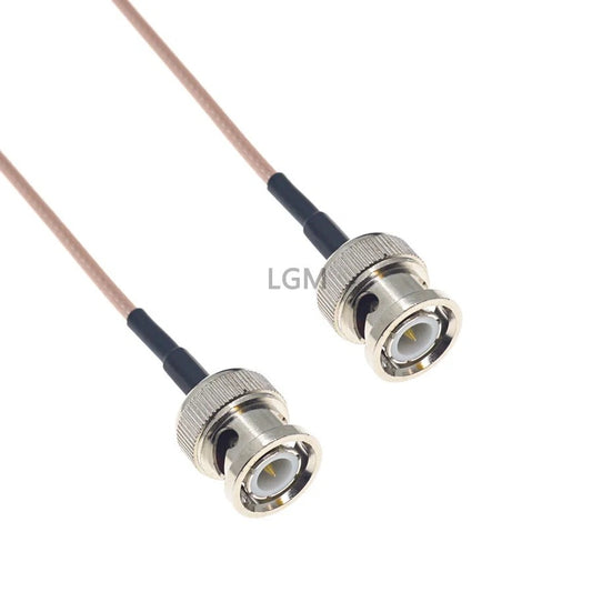 RG316 Wire BNC To BNC Connector Male Female Q9 Plug Jack Crimp Connector RG316 Cable Extension RF Brass Copper Coaxial WIFI Coax Jumper