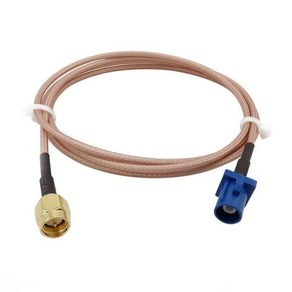 0.3M~7M SMA Male Plug To Fakra C Male Plug Straight Adapter Active GPS Antenna Extension RG316 Double Shield Silver Pigtail Cable 15CM 20CM