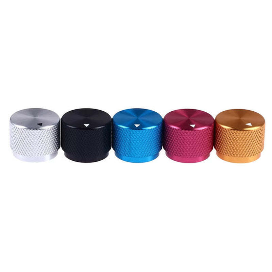 Solid Metal Aluminum Knob Audio Amplifier Volume Control Button Knob 6mm Encoder Potentiometer Switch Knob Black Blue Gold Red Silver