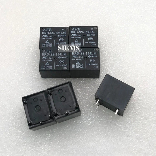 New Original AFE Relay 5V 12V 24V BRD-SS-105LM BRD-SS-112LM BRD-SS-124LM 4Pin 12A T73 Relay