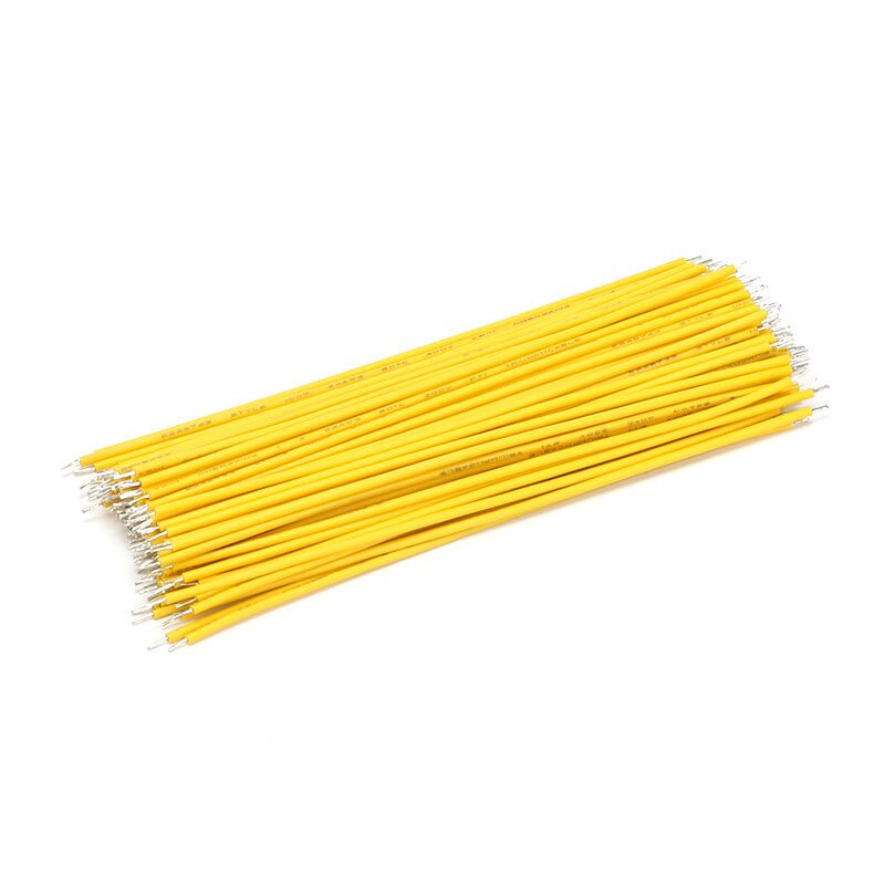 100/50Pcs Tin-Plated Breadboard PCB Solder Cable 22AWG 6 Color 6cm 10cm 20cm Fly Jumper Wire Cable Tin Conductor Wires 1007-22AWG Connector Wire