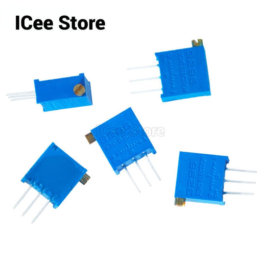 20Pcs 3296X Potentiometer 3296 Trimpot Trimmer 1K 2K 5K 10K 20K 50K 100K 200K 500K 1M Ohm 100R 200R 500R