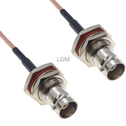 RG316 Wire BNC To BNC Connector Male Female Q9 Plug Jack Crimp Connector RG316 Cable Extension RF Brass Copper Coaxial WIFI Coax Jumper