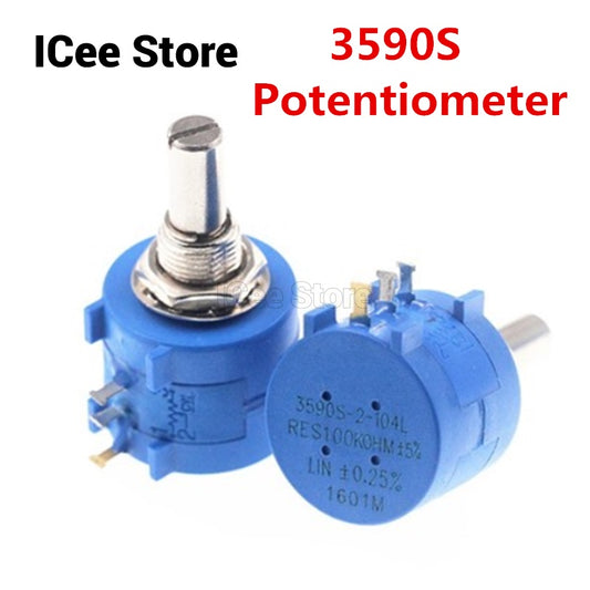 3590S Potentiometer Precision Potentiometer Adjustable Resistor 3590S-2-101 501 102 202 502 103 203 503 104L 1K 2K 5K 10K 20K 50K 100K Ohm
