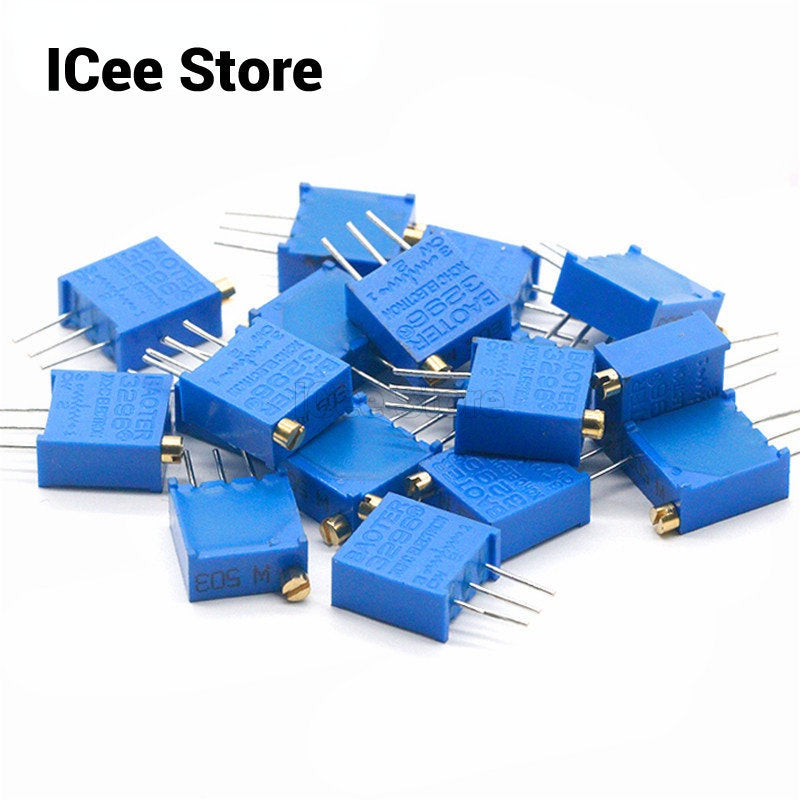 3296W Potentiometer High Precision Variable Resistor 20R-2M 20R 100R 200R 500R 1k 2k 5K 10K 20K 50K 100K 200k 500k