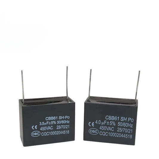 CBB61 start capacitor 450V 1UF-12UF 1.5UF 2.5UF 3UF 4.5UF 6UF 8UF 10UF Air Conditioning and Fan Starting Capacitor