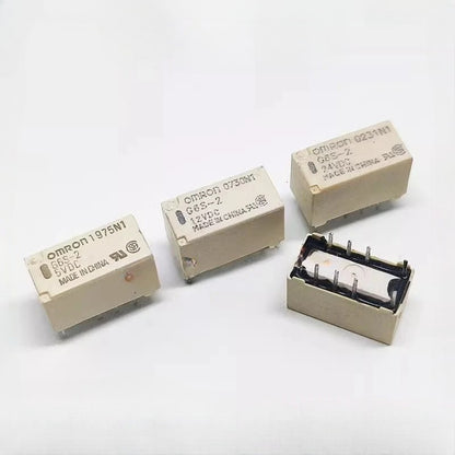 2‌Pcs Original G6S-2 TX2 NEC EC2 Relay 3V 5V 12V 24V EC2-4.5NU EC2-5NU EC2-12NU EC2-24NU