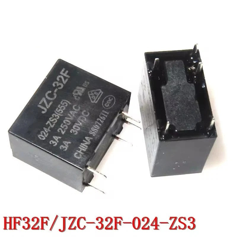 Relay JZC-32F HF32F 005 012 024 -HS HF32F 5V 12V 24V 10A 4PIN 5PIN Relay New and Original