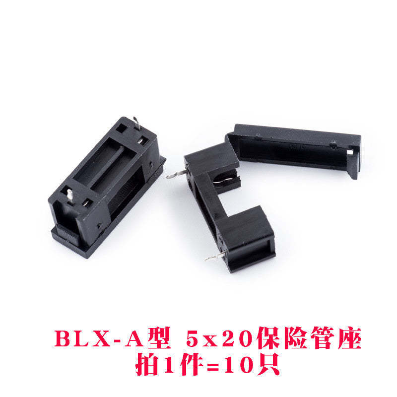 Fuse Holder for Glass Fuse Tube 5X20mm 6X30mm Fuse Box Fuse Clip BLX-A