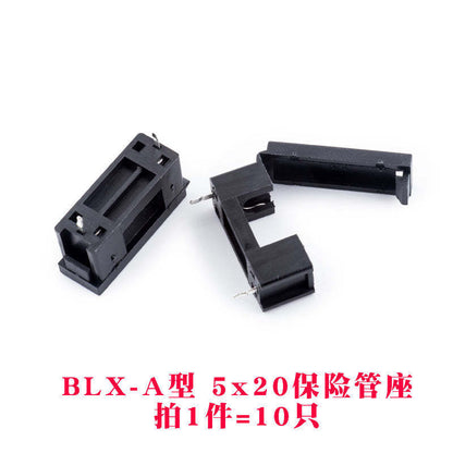 Fuse Holder for Glass Fuse Tube 5X20mm 6X30mm Fuse Box Fuse Clip BLX-A