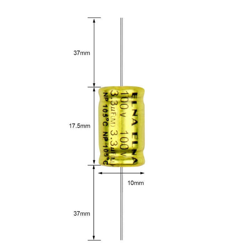 10Pcs 100V Non Polar Capacitor 1UF-47UF 1UF 1.5UF 2.2UF 3.3UF 4.7UF 5.6UF 6.8UF 10UF 12UF 22UF 33UF 47UF Speaker Audio Capacitor