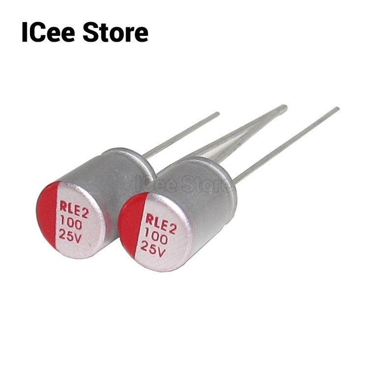 10Pcs Solid Electrolytic Capacitor Super Low ESR DIP 6.3V 10V 16V 25V 35V 100UF 220UF 470UF 1000UF