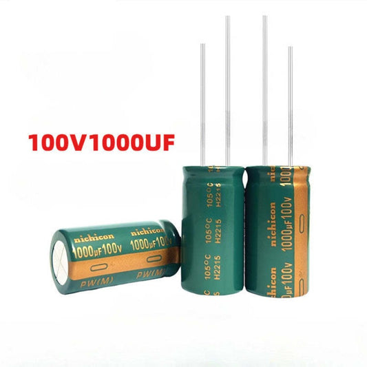 New Original Aluminum Electrolytic Capacitor 100V1000UF Capacitor 18x35mm