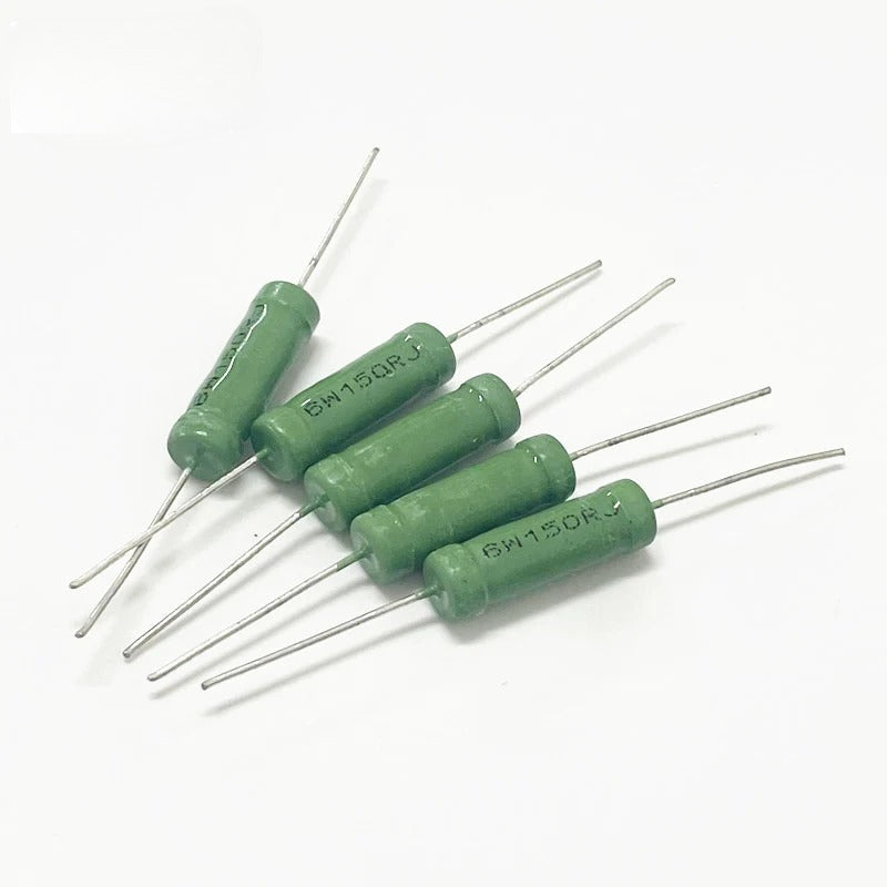5Pcs RX24 Wirewound Crossover Resistors 5W 6W - 10R 20R 30R 47R 51R 100R 150R 200Ω 1K 10K