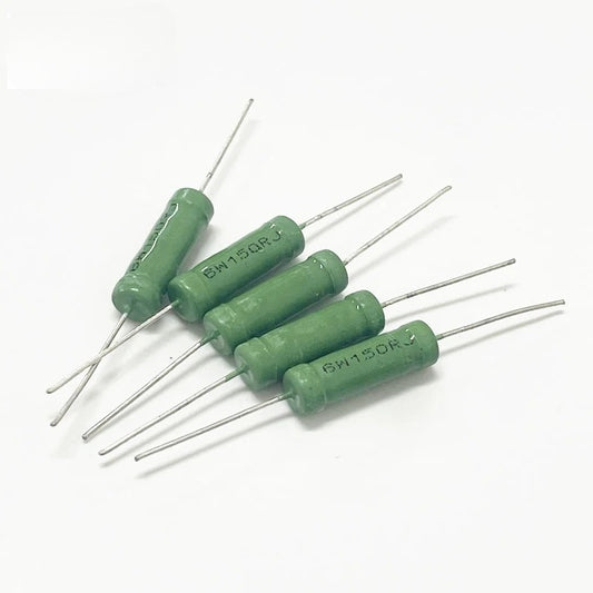 5Pcs RX24 Wirewound Crossover Resistors 5W 6W - 10R 20R 30R 47R 51R 100R 150R 200Ω 1K 10K