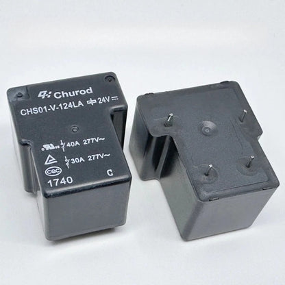 New Relay CHS01-S/V-112LA/124LA 12VDC 24VDC 30A 40A 4/5Pin Relay T90 Original
